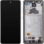 Samsung Piese si componente Display - Touchscreen Samsung Galaxy A72 4G A725 / Samsung Galaxy A72 5G A726, Cu Rama, Negru, Service Pack GH82-25460A (GH82-25849A)