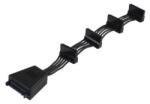 SilverStone CP06 4x SATA kábel - Fekete
