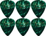 Fender 351 Shape M6 Green Moto Перце за китара (<![CDATA[198-2351-371-KUS-6PACK-SET]]>)