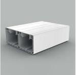 KOPOS Parapetcsatorna műanyag 160x65mm tetővel fehér 2 rek. 45mm 2m/szál 6m/cs PK 160X65 D HD (PK16065D)