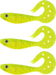 Nevis Twister Shad Vantage 9cm 3db/cs (Flash Chartreuse) (9509-010)