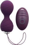 Rimba Cannes - ou vibrator portabil cu acumulator și telecomandă radio (mov) (8718924239858)