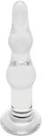 Rimba Dolly - dildo anal din sticlă ondulată - transparent (8718924235584) Dildo