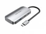  KONVERTER USB-C -> HDMI/3*USB3.0/RJ45/TF/SD/PD , Vention (CNDHB)