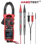 Habotest HT208D - digitális lakatfogós multiméter: AC/DC áram, AC/DC feszültség, 1000 V, True-RMS, VFD, NCV, kapacitás, indítóáram, LoZ stb (208d)