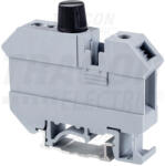 TRACON TSKA16B Biztosítós ipari sorozatkapocs, csavaros, sínre, fekete (TSKA16B)