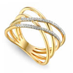 Heratis Forever Briliáns gyűrű összefonódott vonalakkal Enzo IZBR1346