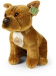 Rappa Câine de pluș Staffordshire Bull Terrier maro, șezând, 30 cm ECO-FRIENDLY (RP201804)
