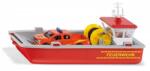 SIKU Super - barcă care transportă o mașină de pompieri 1: 50 (OLP10432117)