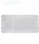 WIMEX s. r. o WIMEX s. r. o. Dantelă decorativă (PAP) pătrată albă 30 x 18 cm [100 buc] Tava