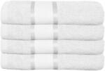  Prosop de baie 50x90 cm, bumbac, densitate 400 g mp, alb (40002 Alb) Prosop