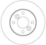 TRW Disc frana TRW DF3989 (DF3989) - automobilus