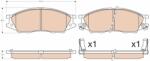 TRW set placute frana, frana disc TRW GDB3563 (GDB3563)