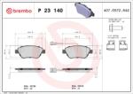 BREMBO Set placute frana BREMBO P 23 140 (P 23 140)