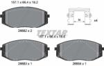 TEXTAR set placute frana, frana disc TEXTAR Q+ 2668201 (2668201)