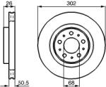 Bosch Disc frana BOSCH 0 986 478 454 (0 986 478 454)