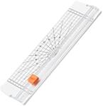 Original Deals Prémium papírvágó, professzionális irodai vagy otthoni használatra, 35 x 9, 5 cm, fehér PVC (23AGL1214)