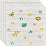 NEXTLY 3D NEXTLY öntapadós tapéta készlet, falra vagy mennyezetre, vízálló, állítható, erős ragasztó, könnyen felszerelhető, lefedettség 26, 5 nm, 70x77 cm, modern dizájn, többszínű fehér, kód 56, 50 x (s50t