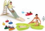 Smoby Set tobogan Toboggan XL cu jet de apă Smoby nisipar Fluture cu jet de apă şi 3 bărci (SM820304-24)