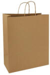  Papírtáska 18x22x8 sodrott füles natúr