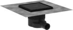 Hansgrohe RainDrain Brilliance rigolă duș 15 cm negru 56251670 (56251670)