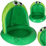 KIK Piscină gonflabilă pentru copii 101cm - Frog - green (KX4932)