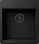 Elleci - Mosogatótálca Time 102 G40 Nero fekete tartozékokkal (LG210240BKM) - watermarkt