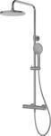 Oltens Vatten zuhany készlet fal termosztáttal trópusi zuhany opcióval grafit 36505400 (36505400)