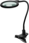 Goobay 65577 LED Asztali lámpa nagyítóval - Fekete (65577) (65577)
