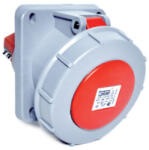 Tplast 5x63 A Beépíthető Dugalj Ferde, 100x107 Alap IP67, Csavaros