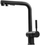 Welland Austler FH-3370EE-P mosogató csaptelep - kihúzható multifunkciós fej - (fekete)
