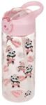 Baagl tritán kulacs 500 ml-es szívószálas - Panda Dance (A-35409)