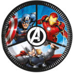 Marvel Bosszúállók papírtányér, party tányér 8 DARABOS, 20 cm FSC Nr3