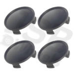  Set capace jante aliaj N12 negru (Z12N)