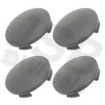  Set capace jante aliaj N23 negru (N23N)