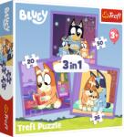 Trefl - Puzzle 3v1 Bluey - 1 - 39 piese