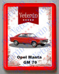  Hűtőmágnes Műanyag - Opel Manta GM 70 (370433)