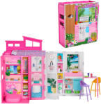 Barbie Căsuță - Valiză Căsuță de păpuși din plastic HRJ76 (HRJ76) Casuta pentru copii