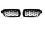 Carmart Решетки за BMW F30 (2011+) - Гланц - Diamond Design - хром / черно
