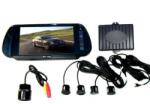 Carmart Парктроник с цветен дисплей 7" в огледало с USB, Bluethooth и камера