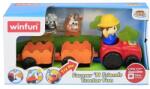 WINFUN Tractoras cu Remorca si Figurina Fermier (Win001304) - edanco