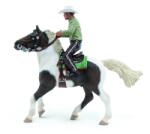 Papo Figurina Cowboy si Calul Sau (Papo51573) Figurina