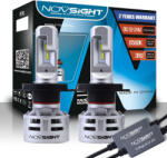 NOVSIGHT Lămpi Autoturismului H4 Canbus LED 6500K Alb rece 12-24V 60W 2buc A386-N9-H4 (A386-N9-H4)
