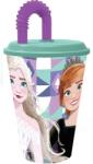  Disney Jégvarázs Ice Magic szívószálas pohár, műanyag 430 ml (STF74230)