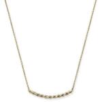  Victoria Arany színű fehér köves nyaklánc (VBKACA91745) - sandori