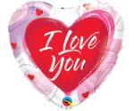  I Love You Cartoon fólia lufi 46 cm (MLG247320)