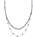  Victoria Rose gold színű kék gyöngyös nyaklánc (VBKACA73845) - sandori