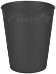  Black, Fekete micro prémium műanyag pohár 250 ml (PNN96497)