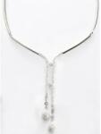  Victoria Ezüst színű fehér köves nyaklánc (VBNACA47345) - sandori
