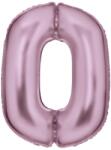  Rózsaszín Lustre Pastel Pink 0-ás szám fólia lufi 86 cm (DPA9917322) - sandori